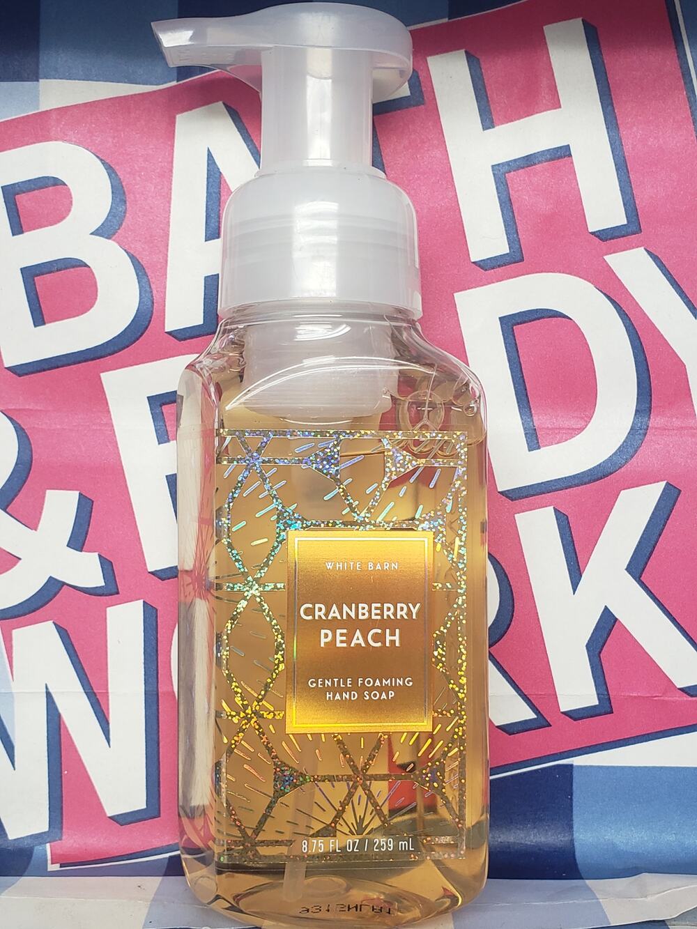 BBW Cranberry Peach Gentle Foaming Hand Soap